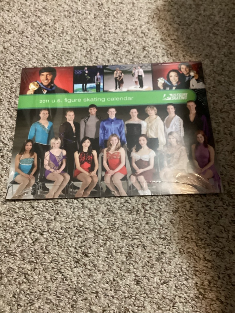 2011 U.S. Figure Skating Wall Calendar - Sealed - Full Color